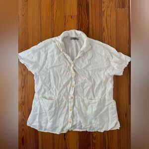 FLAX Buttondown Top